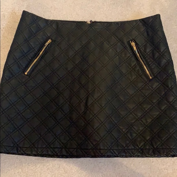 Express Dresses & Skirts - Black leather skirt